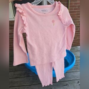 Pink Ruffled Baby Outfit